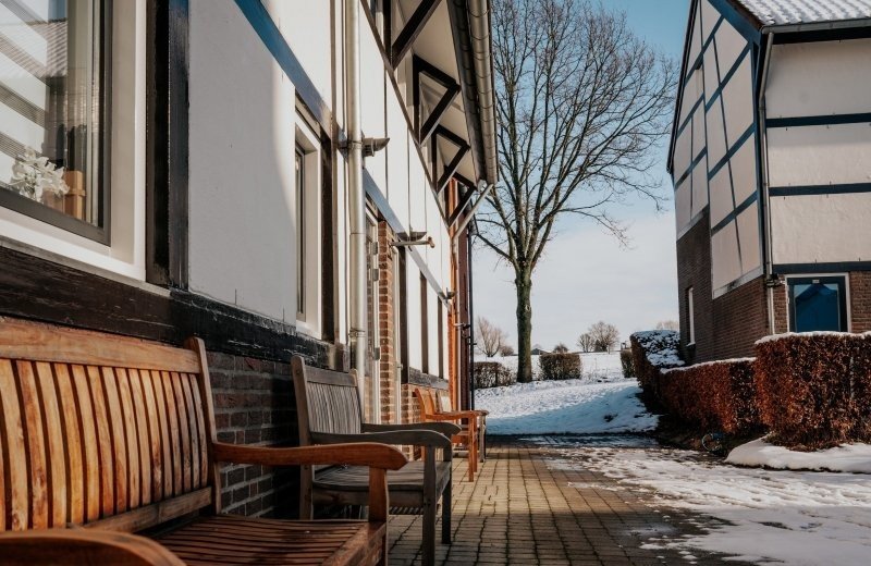 Buitenplaats de mechelerhof vakantiepark in de winter 3