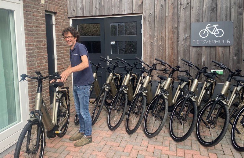 New electric bikes at our bike rental